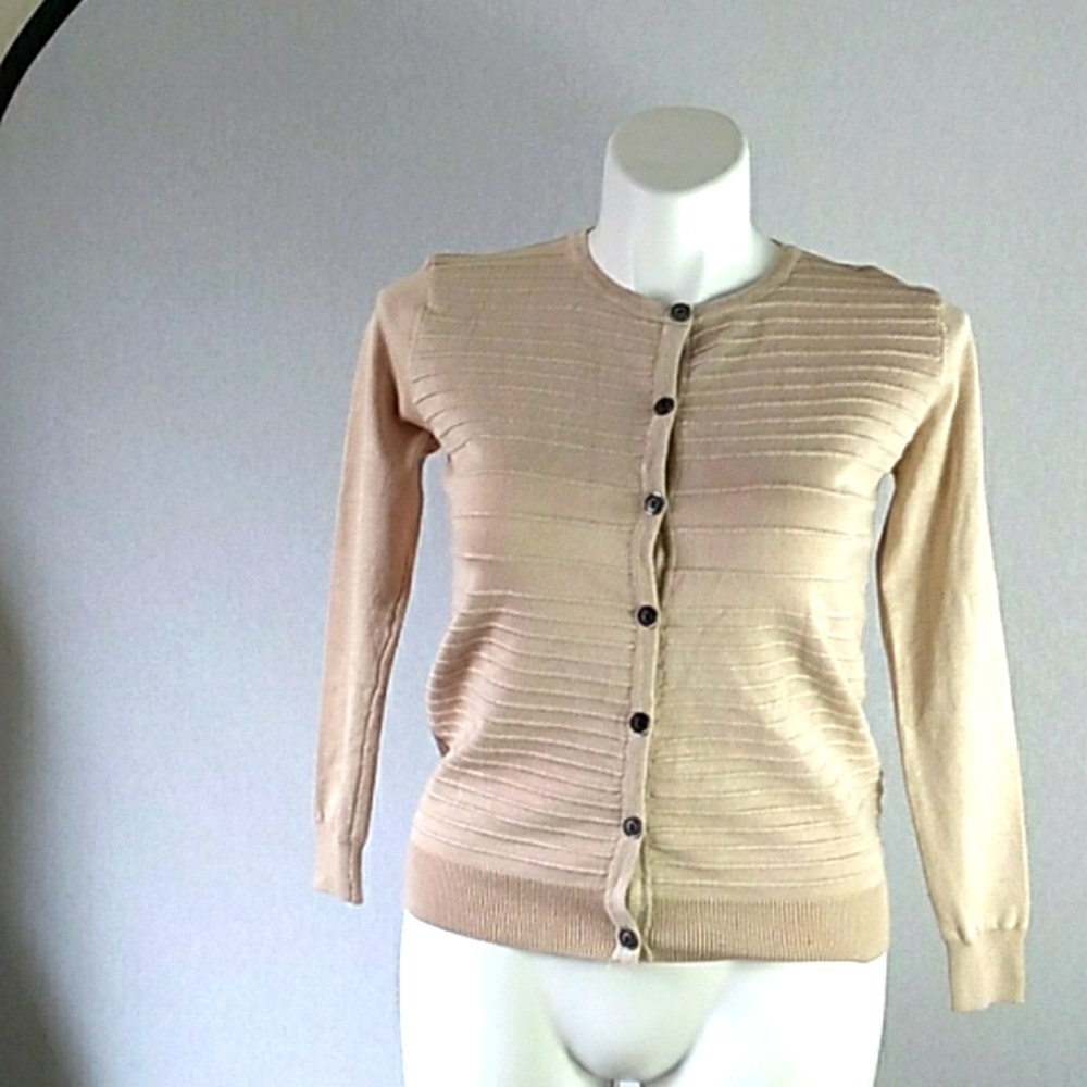 New Jon & Anna women  cardigan top size 1X cream
